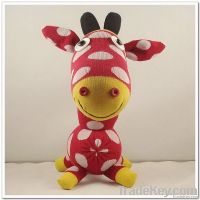 100%handmade stuffed sock animals sock giraffe