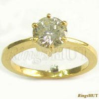 Ladies Ring, Diamond Ring, Real Diamond Ring, 14 K Diamond Gold Ring