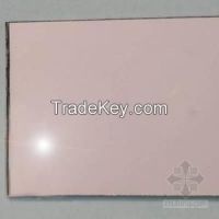 pink mirror glass for decoration