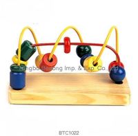 wooden toy-- Small Beads Rack