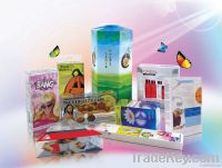 Supply Cosmetic plastic packaging folding box