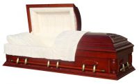 wooden casket