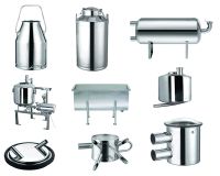 Milking machine parts;Milk water separator;Milk tank;Cluster