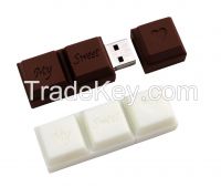 Chocolate shape USB flash drive