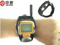 Sinorise wristwatch radio MX-609, Silver watch walkie talkie with 0.5W