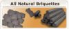 CHARCOAL BRIQUETTE (all Shapes & Sizes )