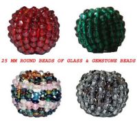 Gemstone Beads 25mm Ball