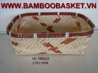 Bamboo basket, bamboo trays