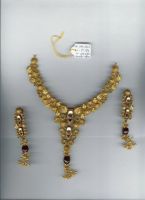 Designer gold necklace