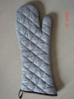 flame and heat resistant silicone oven mitt/ silver oven mitt