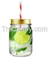 550ml Beverage Mason Glass Jars with Lid