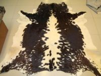 COW SKIN HIDE HAIRON CARPET RUG NATURAL GENUINE REAL LEATHER