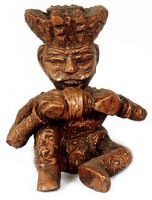 Seesham Wood Musician Man Figure