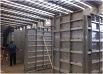 Concrete panel Formwork, a lightweight metal that is easy to transport, set up, tear down, and clean.