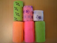 Tearable Nonwoven  Elastic Cohesive (printed & Fluorescent) Bandages