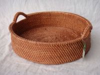 Rattan tray