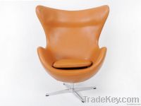 Arne Jacobsen Egg Chair, leather Egg chair