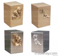 Brass Cube Urns