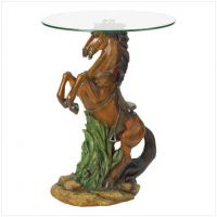Majestic Stallion Accent Table