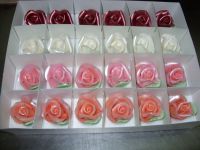 Rose en chocolat plastique (handmade)