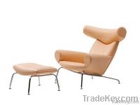 Modern classic furniture OX Lounge Chair with Ottoman