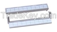 Hinged label  holder, label base for 10 pair module