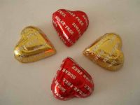 Chocolate Foils In Heart Design