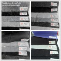 polyester fusible woven interlining