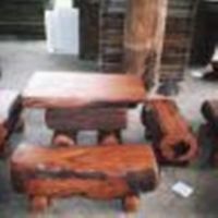 NATURAL REAL TEAK FURNITURE - Japan Set - 5 PC