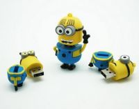 Despicable Me cilicon cartoon Usb Flash Drive portable memory promotional gifts