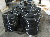 painted ribbon packing steel strapping