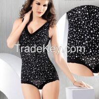 Women's Slimming Seamless Teddies/ Bodysuit with Polka Dots Printing