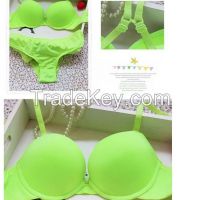 Push-up Bra and Matching Panties Set [Customize care logo/hang tag for small orders are welcomed]