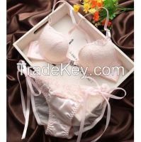 Women's Half Cup Front Close Push-up Wired Underwire Sexy Lace  Bra [Small Order Quantity Are Acceptable.]