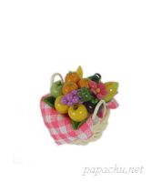 Thai miniature fruits made of polymer clay