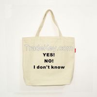 Fashion Canvas Foldable Printing Shopping Bag,