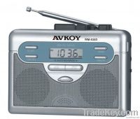 AM/FM Digital Radio cassette recorder with Auto reverse