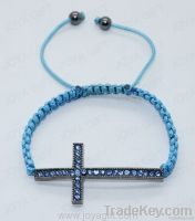 shamballa cross bracelet, shamballa bracelet with diamond cross