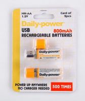 USB rechargeable battery-800mAh