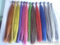 wholesale high quality fashion stick synthetic feather extension