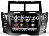 touch screen 2DIN 6.2" Special auto Car DVD player GPS Navigation For 2007-2011Toyota Yaris With 8G map Bluetooth Radio ATV iPod USB