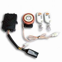 Waterproof Motorcycle Alarm with Remote Arm/Disarm and Start-up Functi