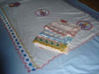 scarf embroidery cotton