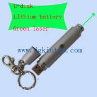 Green laser pionter with U disk