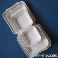 6", 8", 9", 10" bagasse clamshell