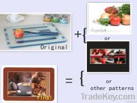Glass cutting boards/Chopping blocks with any patterns can be customiz