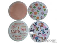 Round melamine serving tray