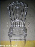 Crystal Resin Royal Chair