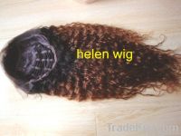 100% remy human hair lace front wig