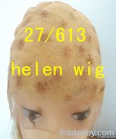 remy hair silk top fishnet cap glueless full lace wig